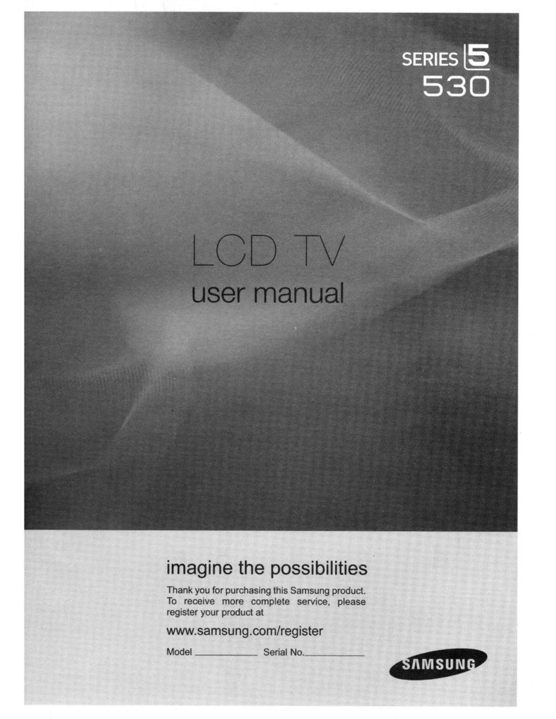 Samsung LN32B530 - 32" LCD TV User manual
