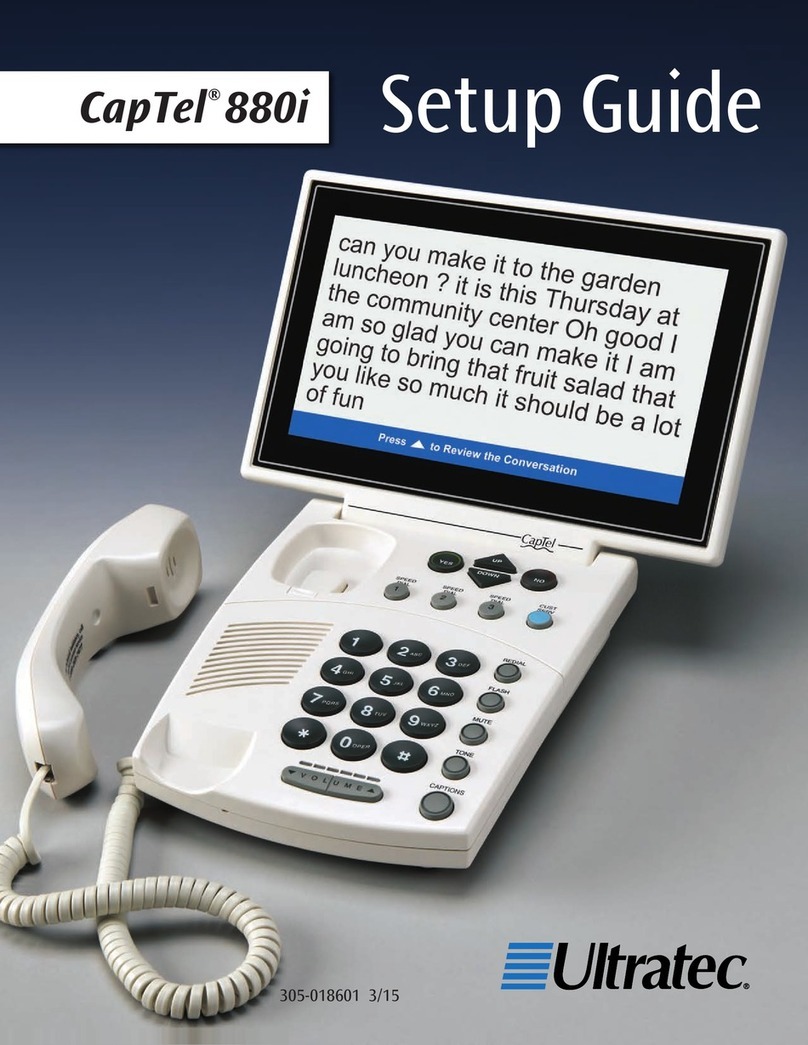 captel 880i Setup guide
