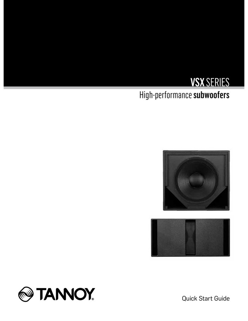 Tannoy VSX SERIES User manual