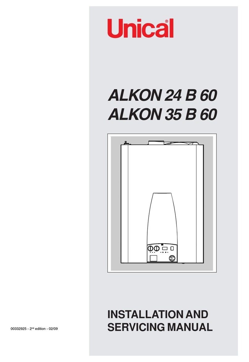 Unical ALKON 24 B 60 Installation and Servicing Manual