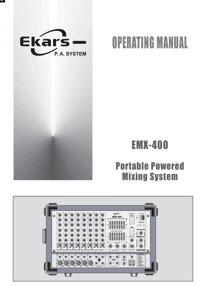 Ekars EMX-400 operating manual