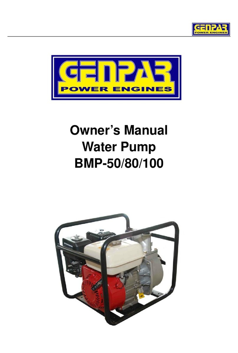 Genpar BMP-50 owner's manual