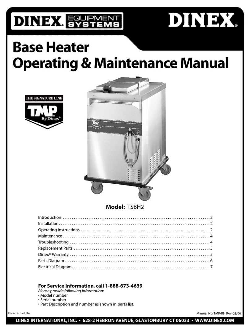 Dinex TSBH2 operating & maintenance manual