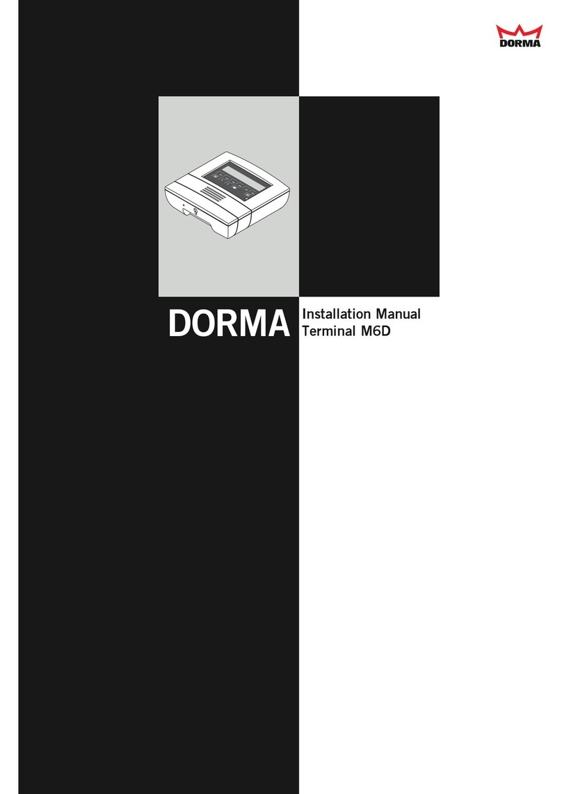 Dorma M6D installation manual
