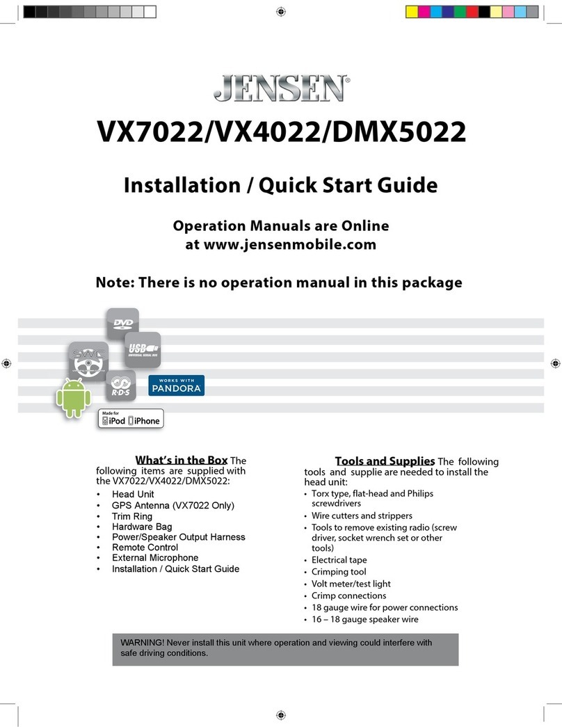 Jensen VX7022 Datasheet