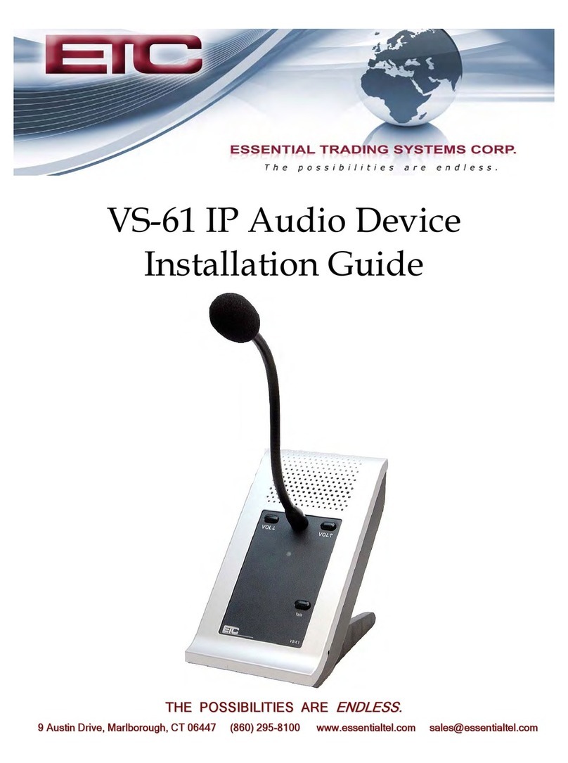 ETC VS-61 installation guide
