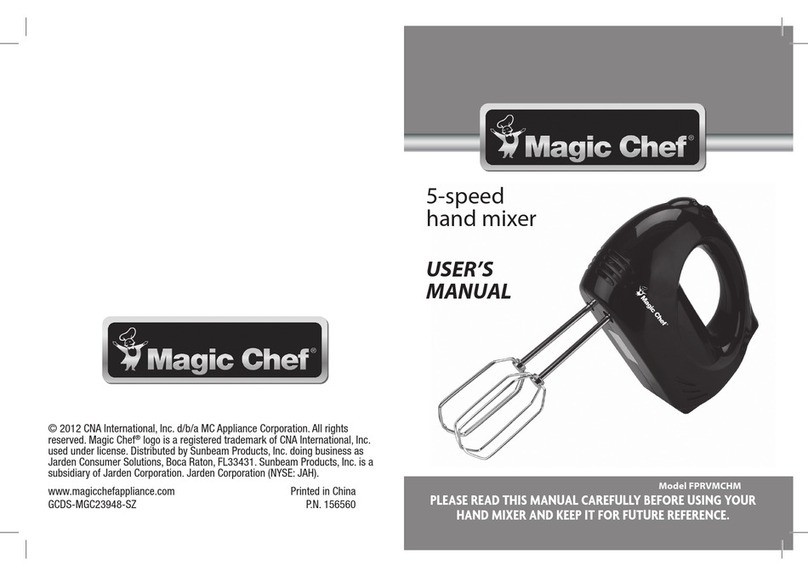 Magic Chef FPRVMCHM user manual