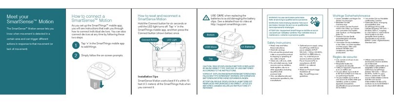 smart things SmartSense Motion user guide