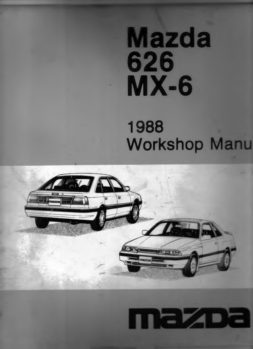Mazda 626 MX-6 Instruction manual
