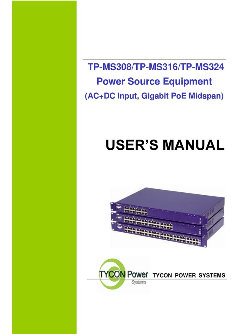 Tycon Power Systems TP-MS308 user manual