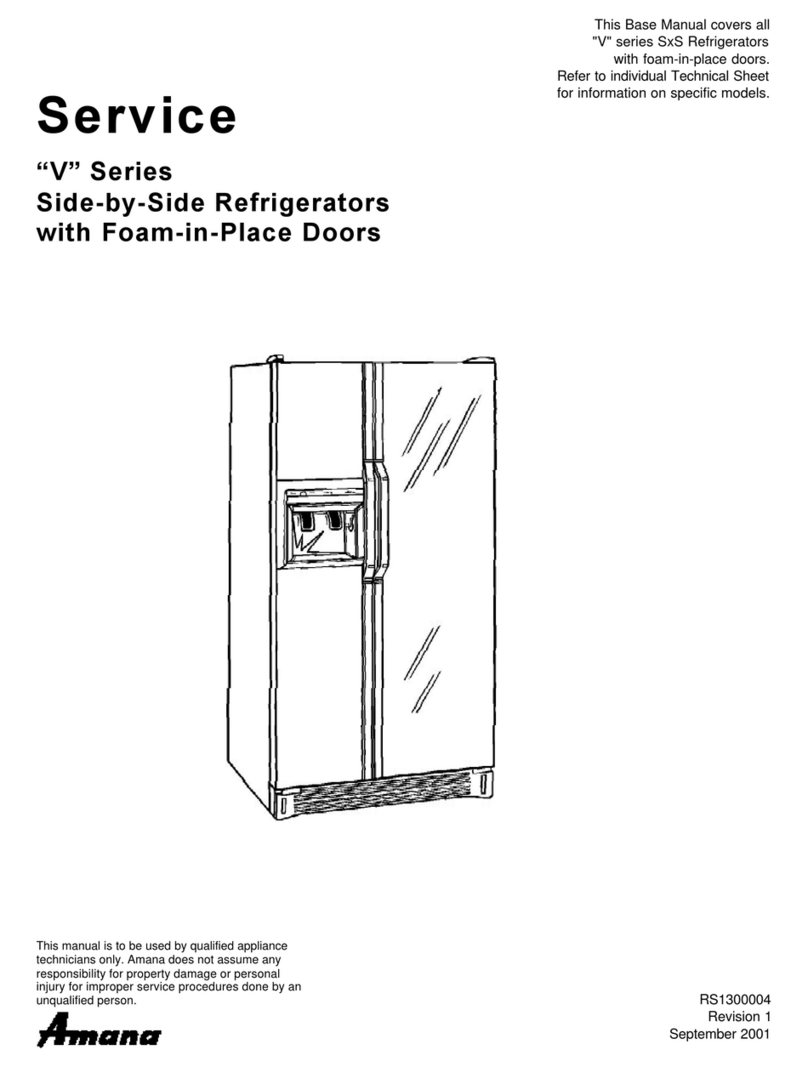 Amana V Series Service manual