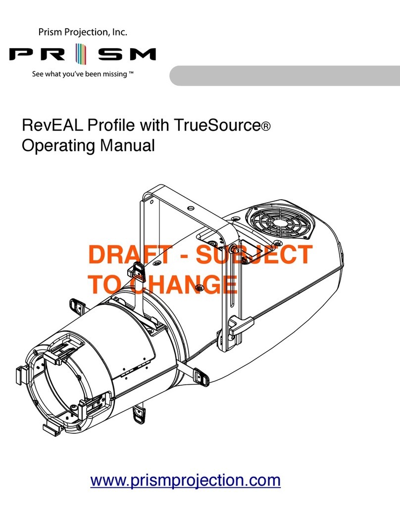 PRISM+ REVEAL Profile operating instructions PRISM+ REVEAL Profile operating instructions