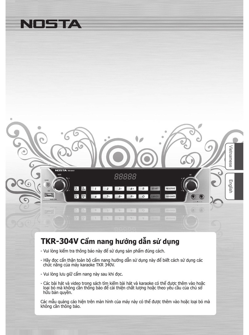 Nosta TKR-304V user manual