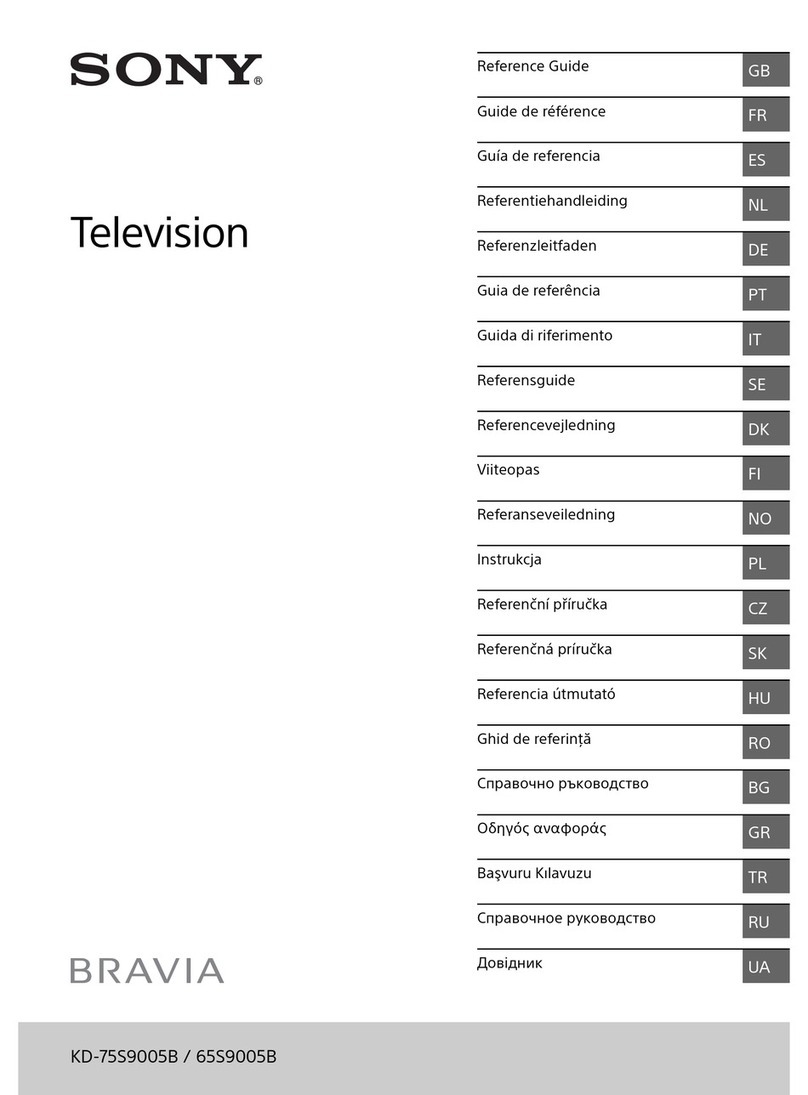 Sony BRAVIA KD-75S9005B User manual