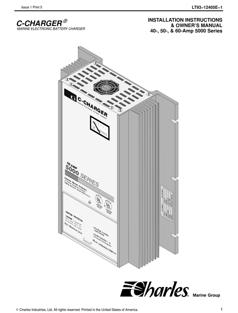 Charles 5000 SP C-CHARGER Series owner's manual
