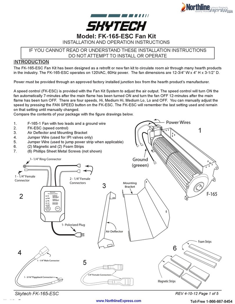 Skytech FK-165-ESC User manual