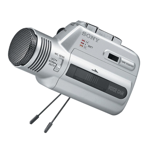 Sony M-100MC - Microcassette Dictaphone User manual