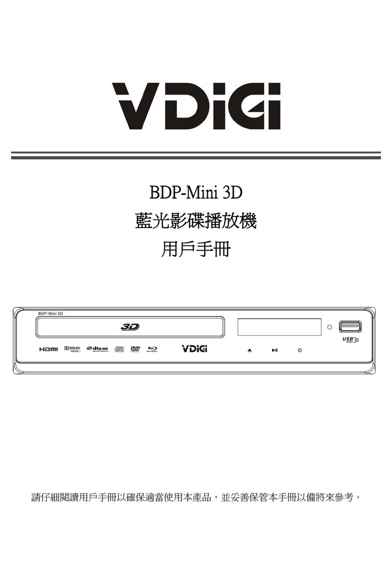 VDigi BDP-Mini 3D user manual