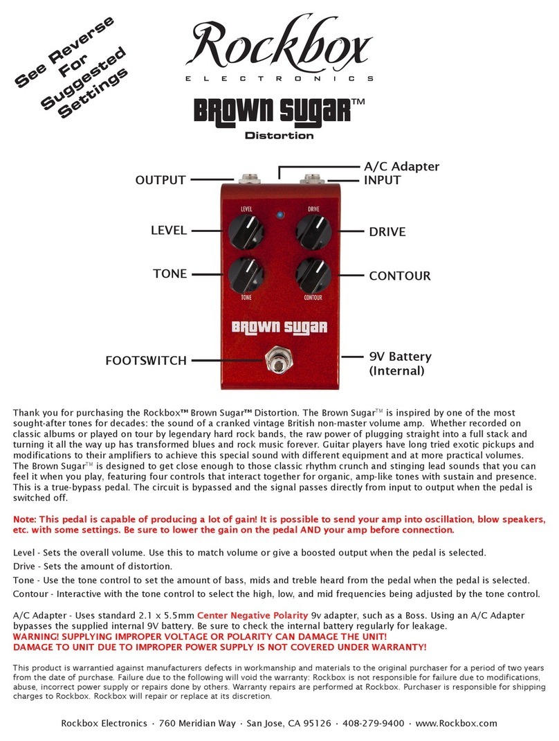 Rockbox Brown Sugar user guide Rockbox Brown Sugar user guide
