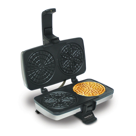 Chef's Choice PizzellePro Toscano 834 Instructions & recipes
