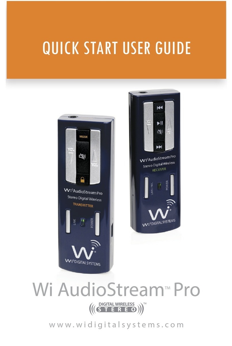 Wi Digital Systems Wi AudioStream Pro Quick start user guide