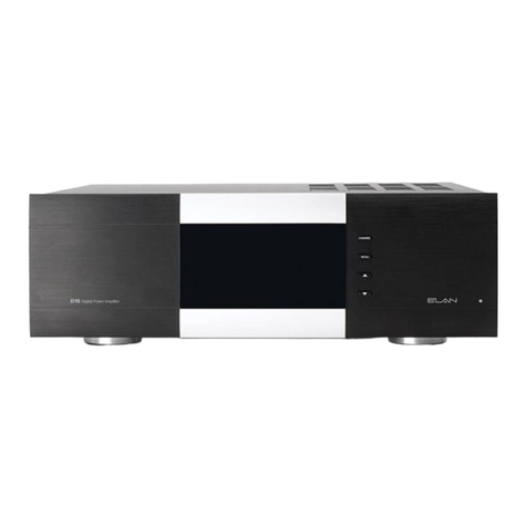 Elan D16 User manual