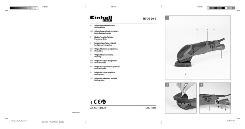 EINHELL TE-DS 20 E Original operating instructions