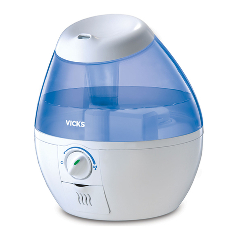 Vicks VUL520 Series User manual