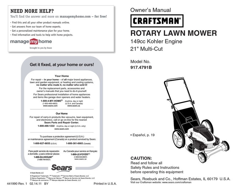 Craftsman 917.4791B owner's manual