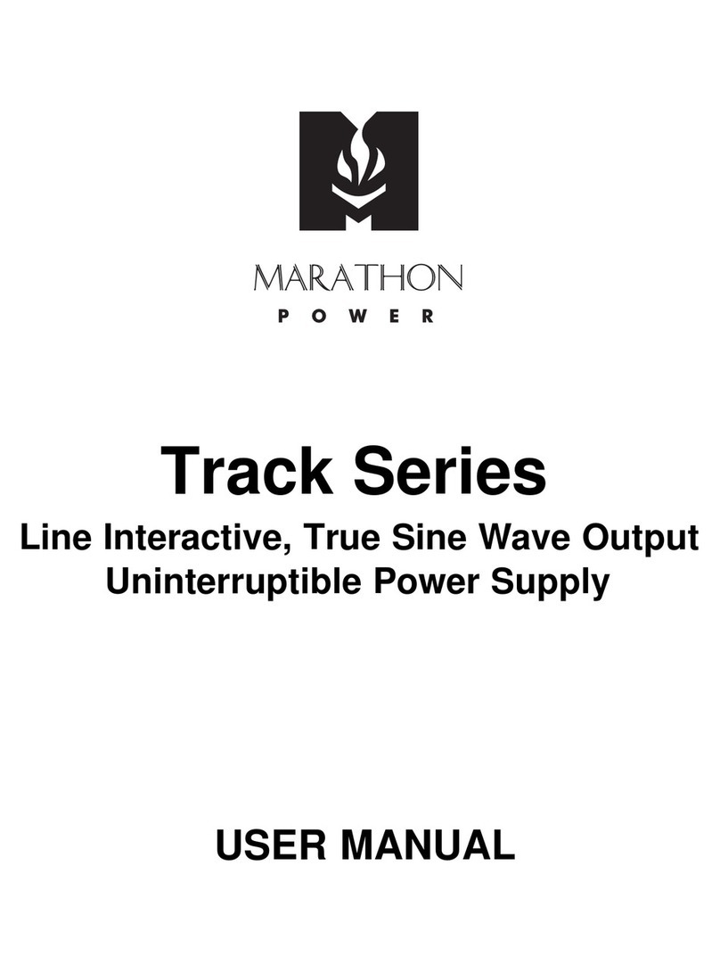 Marathon Power Track Series User manual