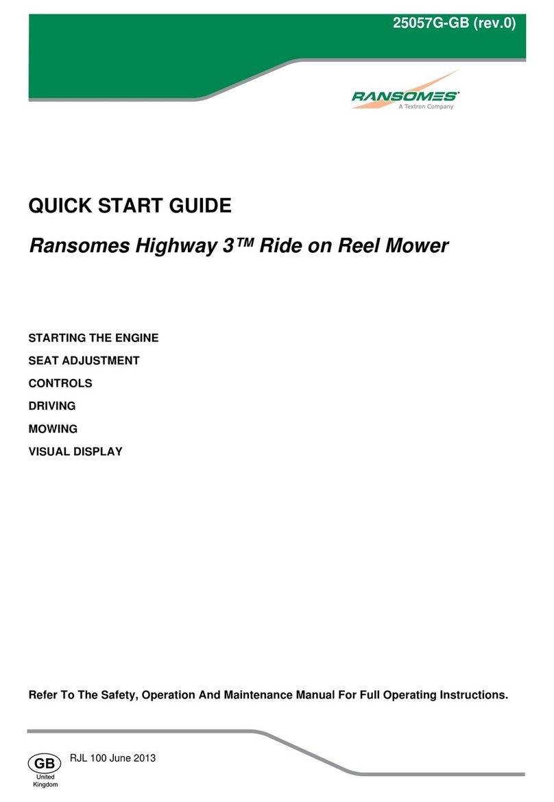 Ransomes Highway 3 User manual