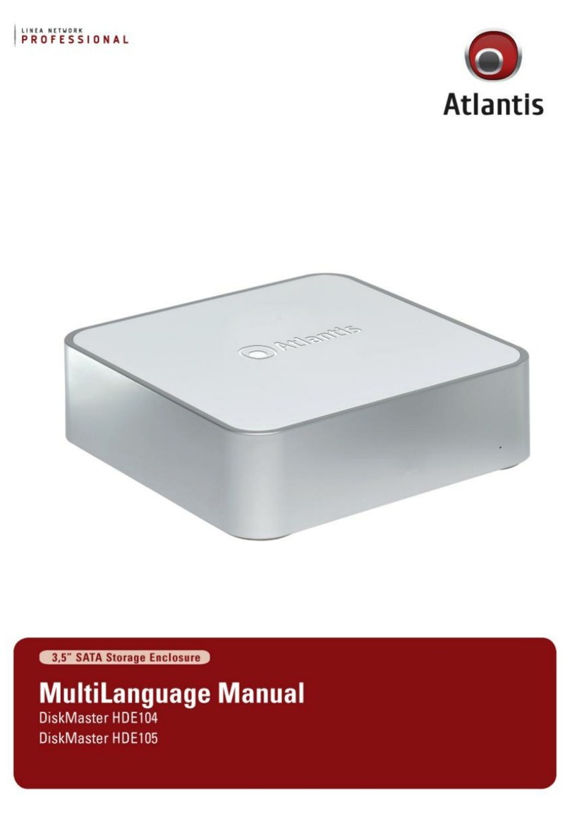 Atlantis DiskMaster HDE104 Multilanguage manual