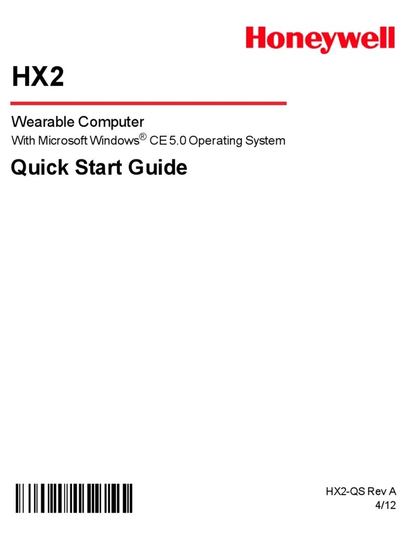 Honeywell HX2 User manual