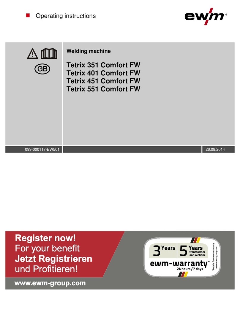 EWM Tetrix 351 User manual