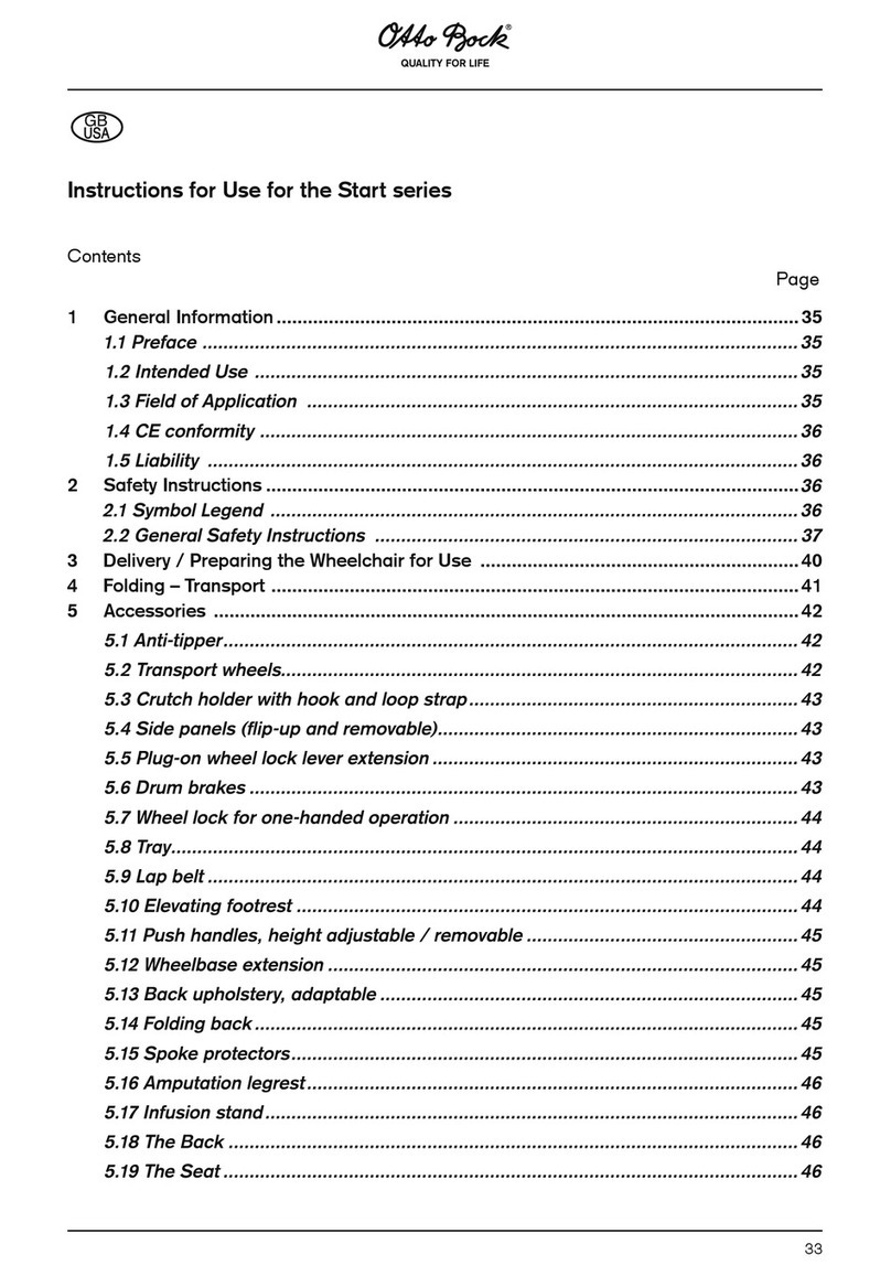 Otto Bock Start series User manual