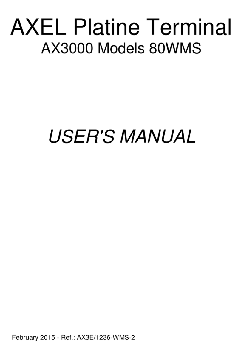 Axel AX3000 80WMS user manual