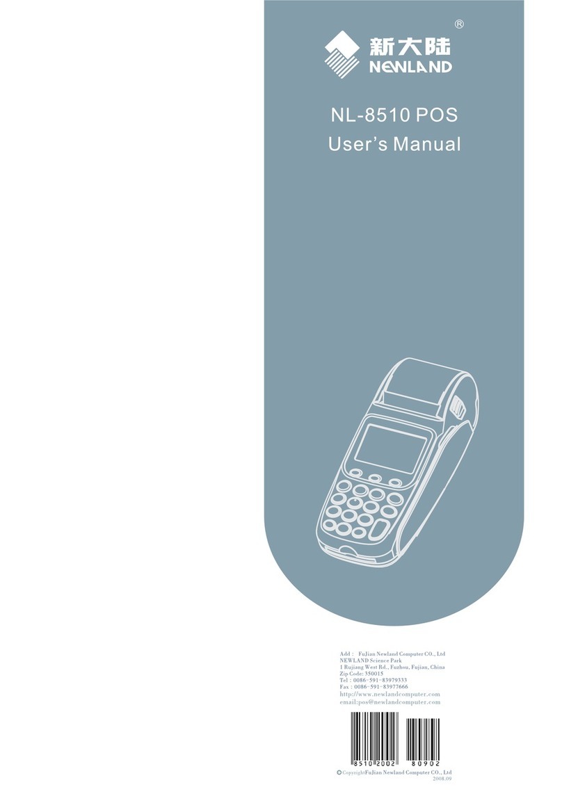 Newland NL-8510 POS user manual
