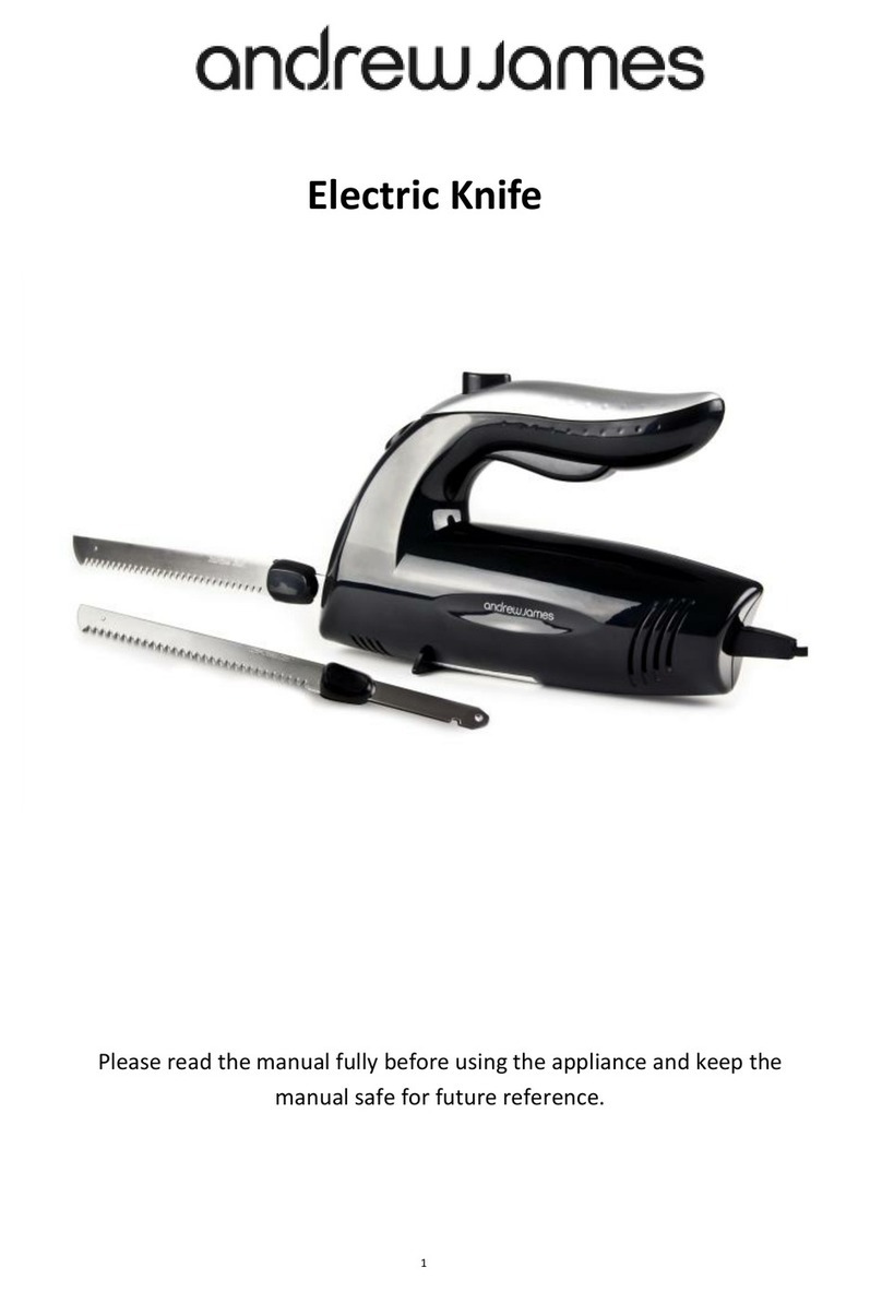 Andrew James Electric Knife User manual