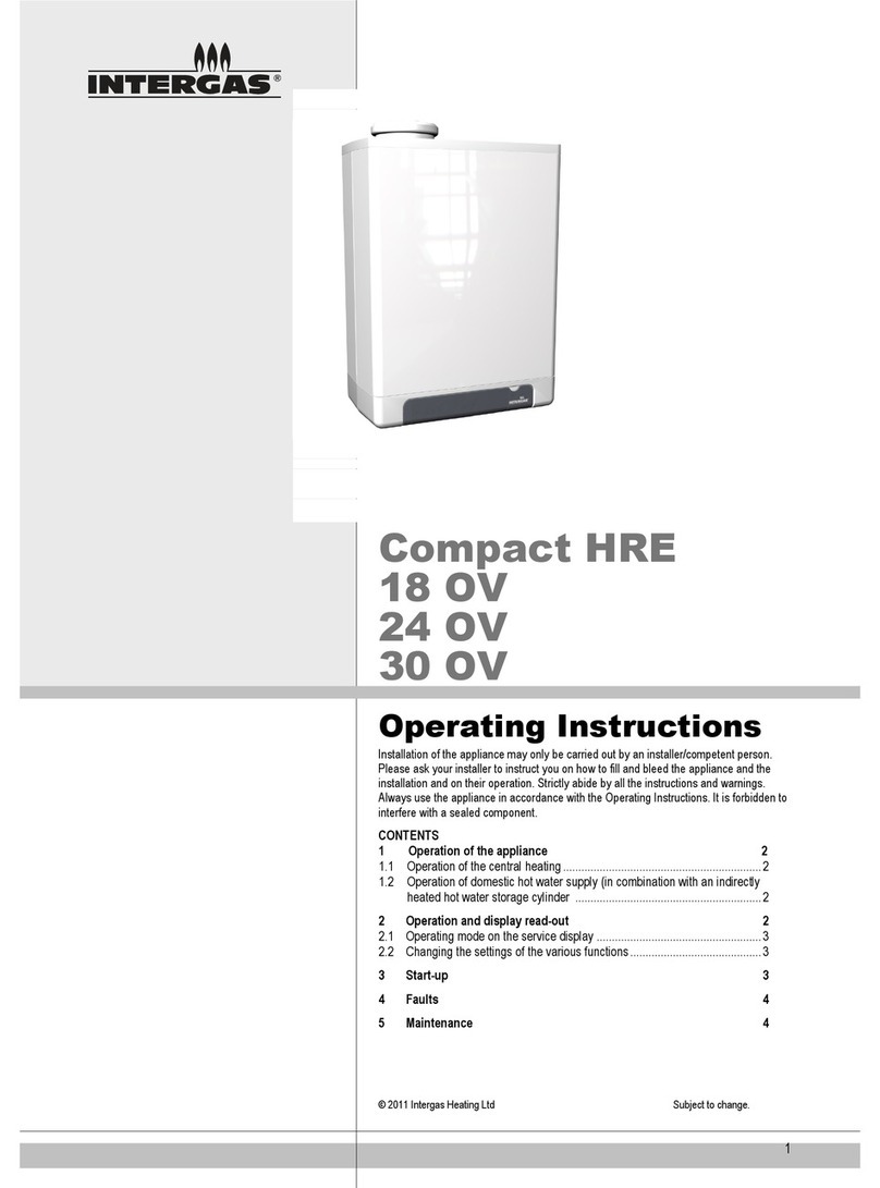 Intergas Compact HRE 18 OV User manual