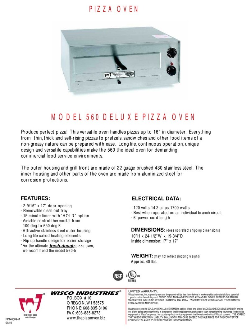 Wisco Industries 560 DELUXE User manual