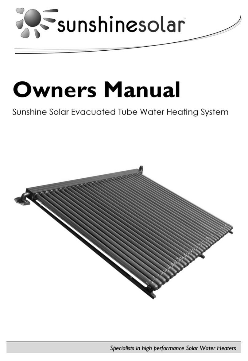 Advanced Solar Technologies Sunshine Solar owner's manual Advanced Solar Technologies Sunshine Solar owner's manual