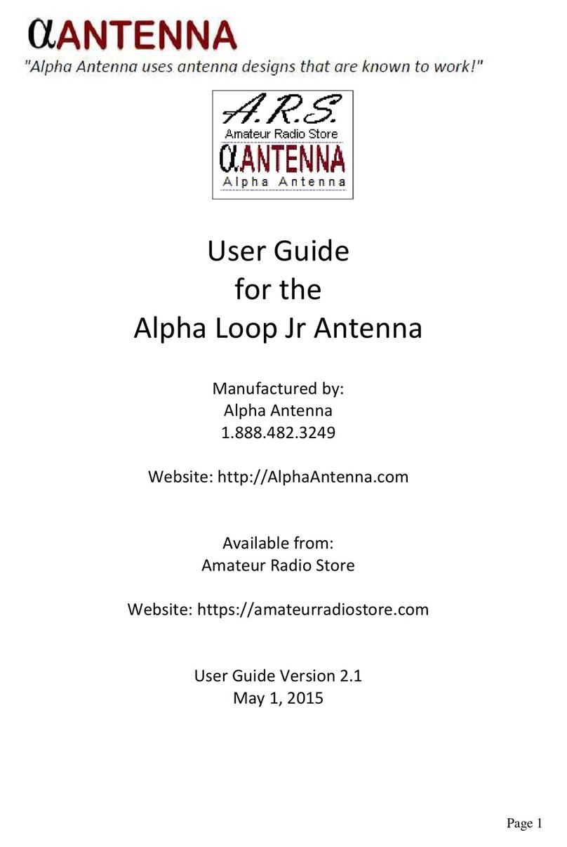 Alpha Antenna Alpha Loop Jr user guide