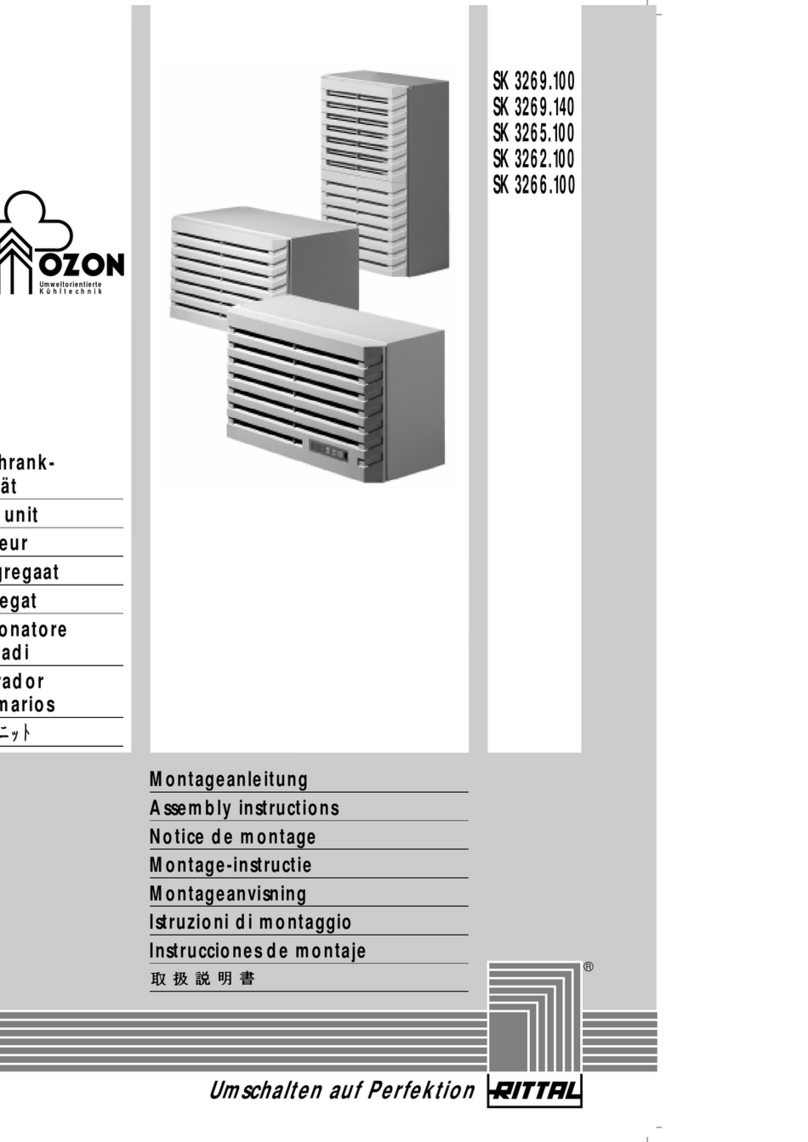 Rittal SK 3269.100 User manual