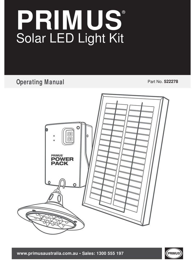 Primus 522278 operating manual