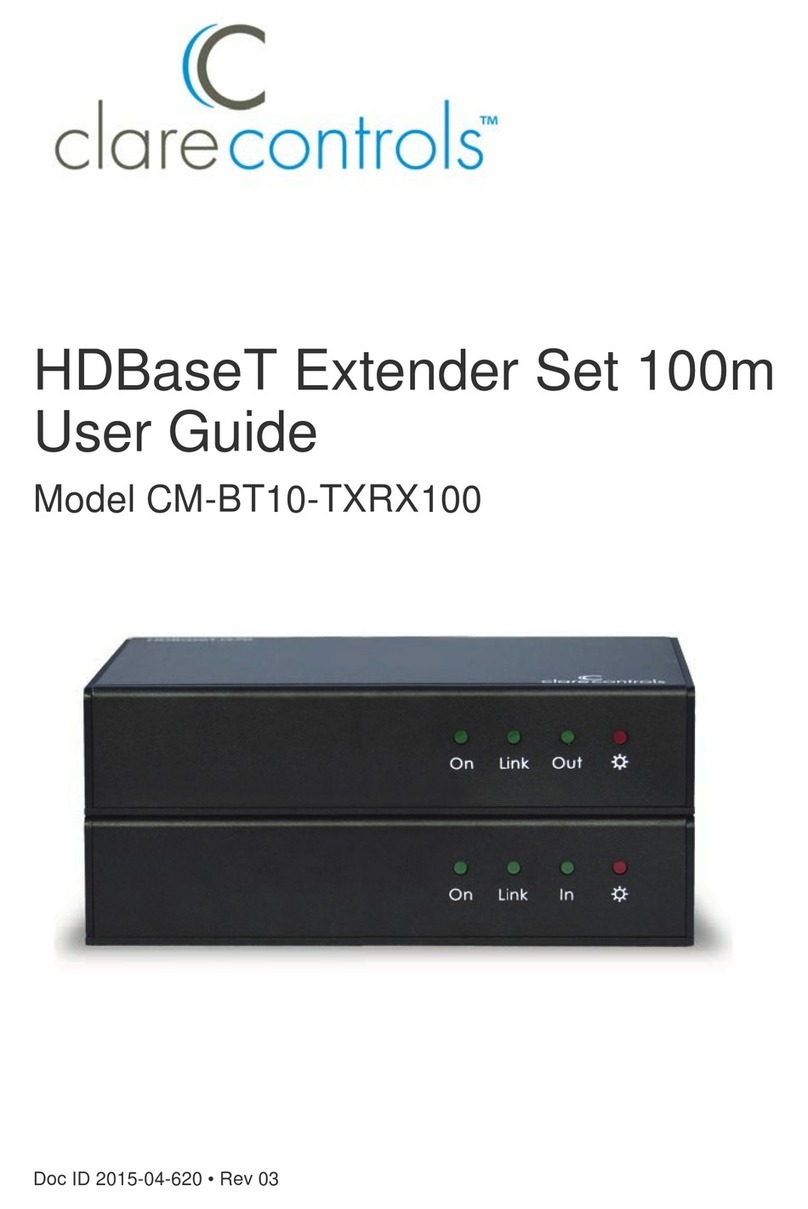 Clare Controls CM-BT10-TXRX100 user guide
