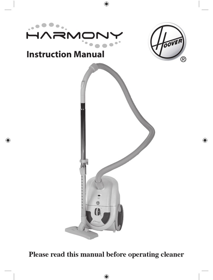 Hoover HARMONY User manual