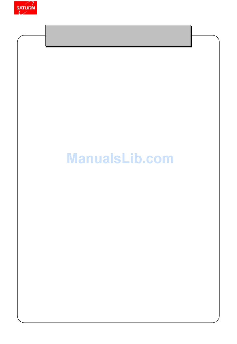 Saturn KDB - 161 GOM manual