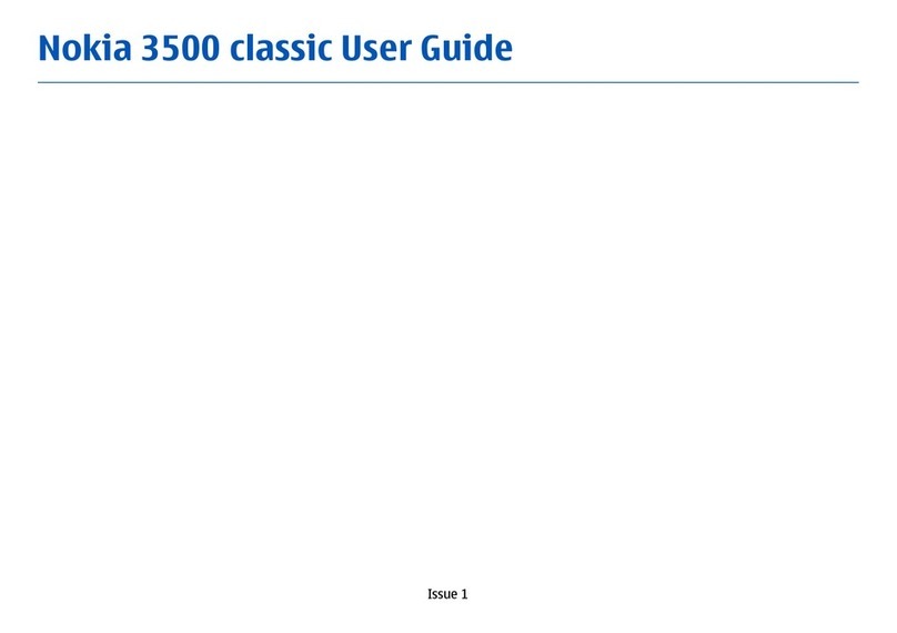 Nokia 3500 - Classic Cell Phone User manual Nokia 3500 - Classic Cell Phone User manual