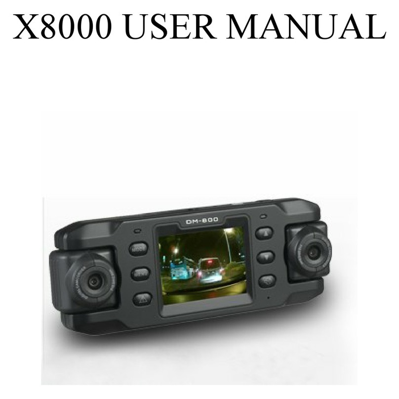 Carcam X8000 User manual