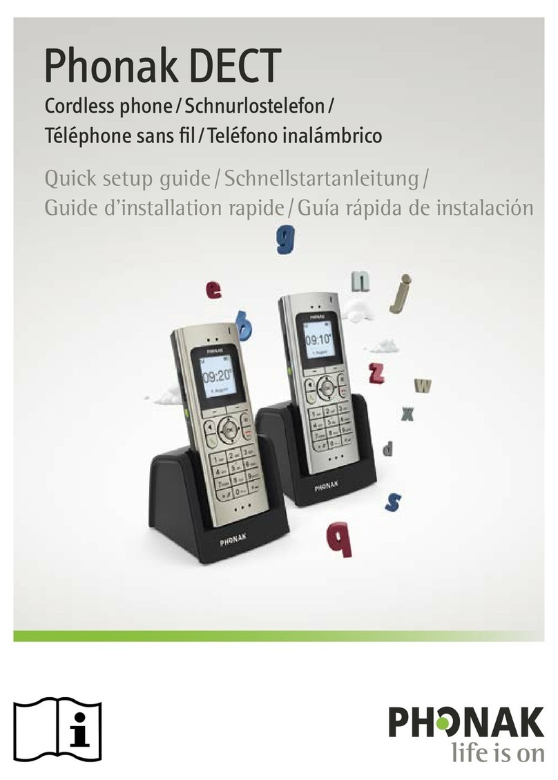 Phonak DECT User manual